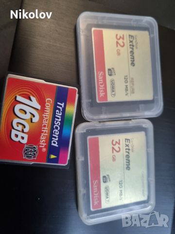 Compact Flash 32 GB SanDisk Extreme, снимка 2 - Чанти, стативи, аксесоари - 46297833