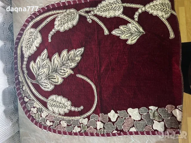 Бродирано покривало за фотьойл/ стол, снимка 9 - Столове - 50038379