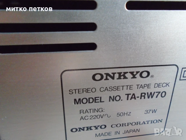 дек Onkyo ta-rw70, снимка 9 - Декове - 51169217