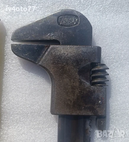 2 бр. стари немски раздвижни ключа Mauzer , снимка 3 - Ключове - 50755087