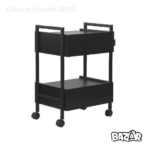 Количка за естетика Anka Basic - бяла/черна 86,5 х 38 х 86,5 см, снимка 5 - Козметични уреди - 45323068