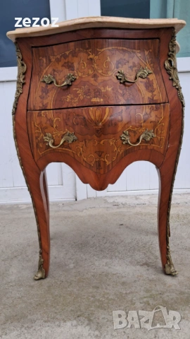 Скрин "Bombe" с мрамор, снимка 2 - Скринове - 54005415