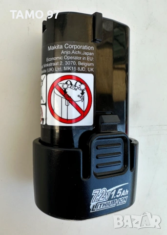 Makita BL0715 - Акумулаторна батерия 7,2V 1,5Ah като нова!