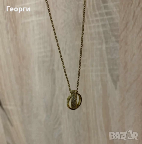 Cartier колие с мойсанити