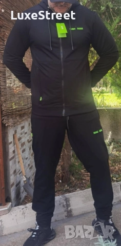 Мъжки Памучен Екип - лого Бродирано 🤍Hugo Boss , снимка 2 - Спортни дрехи, екипи - 52437006
