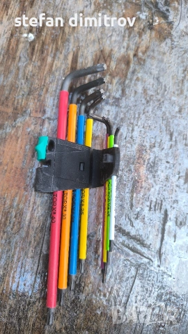 WERA Multicolour TORX BO имбусни ключове , снимка 7 - Ключове - 54249113