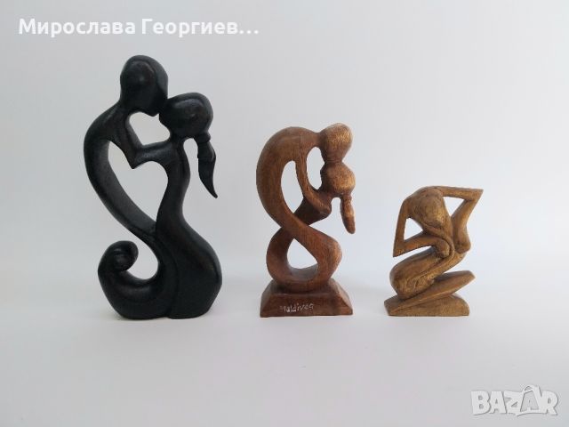 Лот дървени фигури