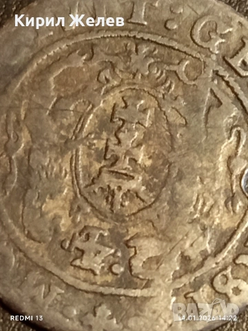 Сребърна монета Орт 1624г. Сигизмунд трети Данциг за КОЛЕКЦИЯ 53015, снимка 6 - Нумизматика и бонистика - 53096563