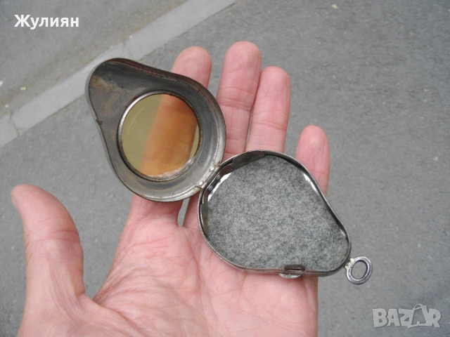  СТАРА ПРЕДПАЗНА КУТИЯ КУТИЙКА ЗА ДЖОБЕН ЧАСОВНИК, снимка 3 - Антикварни и старинни предмети - 50996715