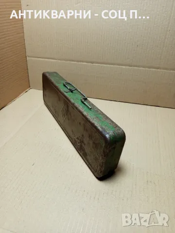 Соц Стара Метална Кутия Куфар За Инструменти., снимка 6 - Антикварни и старинни предмети - 49624858