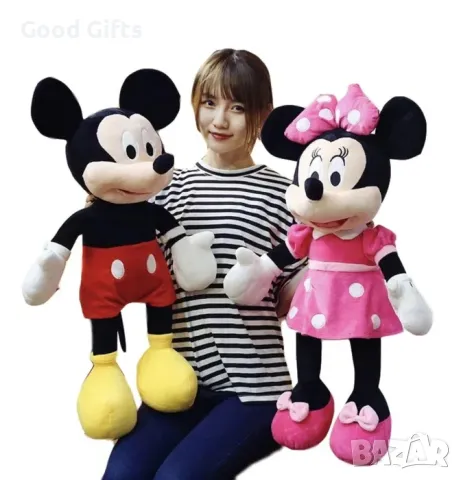 Мики и Мини Маус плюшени 80см ТОП ЦЕНА