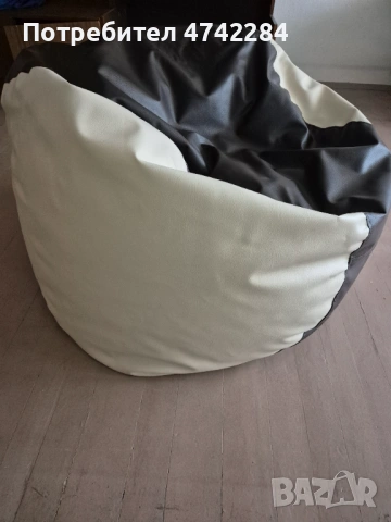 ПУФ БАРБАРОН ЯБЪЛКА-XL/ГОЛЯМА, снимка 3 - Дивани и мека мебел - 53530727