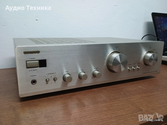 Стерео усилвател ONKYO A-9211. Перфектен. Супер звук! Изпращам видео. , снимка 4 - Ресийвъри, усилватели, смесителни пултове - 52856231