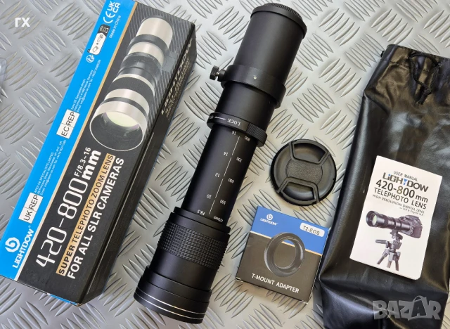 обектив Lightdow 480-800mm Canon / Nikon и др., снимка 4 - Обективи и филтри - 50503895