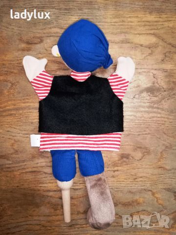 Кукла за Ръка за Куклен Театър, Пират, 30 см. Код 2210, снимка 8 - Кукли - 45424606