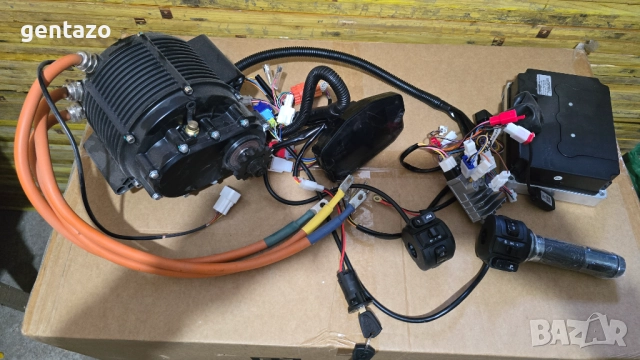 Комплект ел двигател 72V 10KW със скорости, снимка 2 - Части - 52791068
