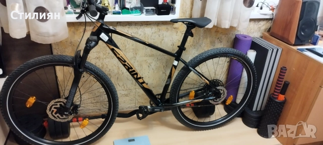 Велосипед SPRINT APOLON 12 скорости, 29", 480 мм, Черен/златен