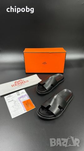 Сандали Hermès, Черни, снимка 1 - Мъжки сандали - 45735974