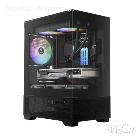 Гейминг компютър Gamdias GC9M R3 3100/ GTX1650 4GB/ 16 GB RAM/ 512GB SSD, снимка 3 - Геймърски - 52672228