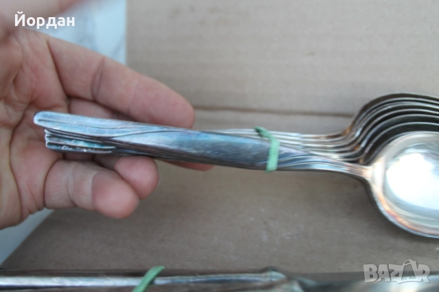 Посребрени вилици и лъжици , снимка 5 - Други ценни предмети - 52616748