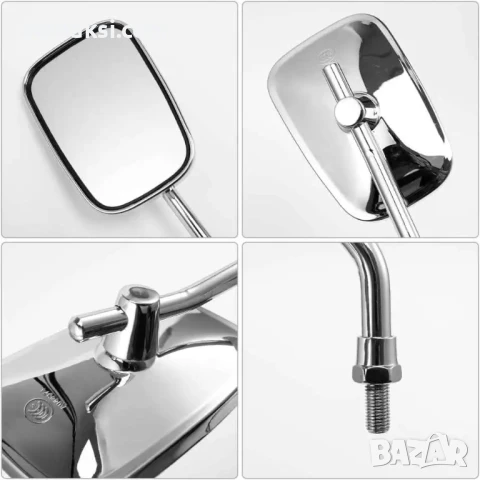 Огледала за мотор -Ф10мм 2бр/к-т -4007