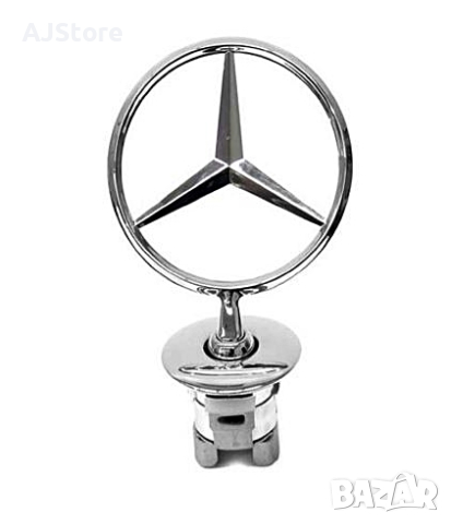 Емблема мерник за Mercedes Benz Silver 