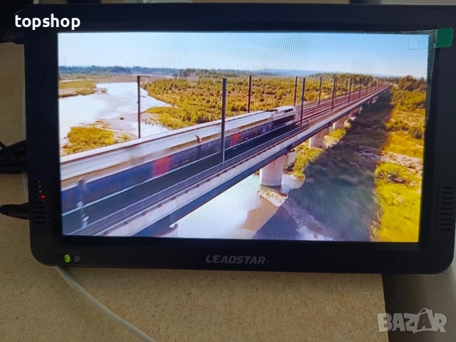 ЧИСТО НОВ, ТЕСТВАН D10 LEADSTAR, преносим телевизор DVB-T2 DVB-T TFT HD, USB и TF карта, USB плейър, снимка 10 - Телевизори - 51636365
