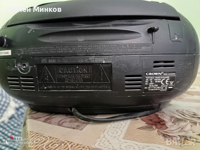 Crown MP3 player , снимка 4 - Радиокасетофони, транзистори - 52957317