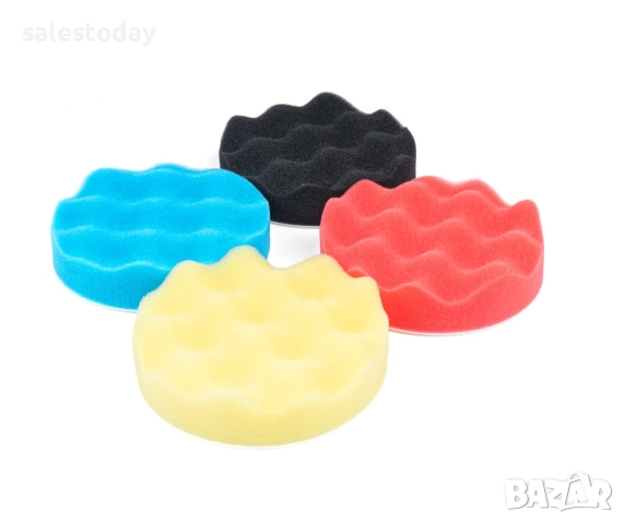 Гъби за полиране 125мм, 4бр, снимка 2 - Аксесоари и консумативи - 52140864