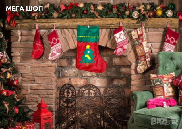 Празничен коледен ботуш за незабравимо настроение, снимка 2 - Други стоки за дома - 52587070