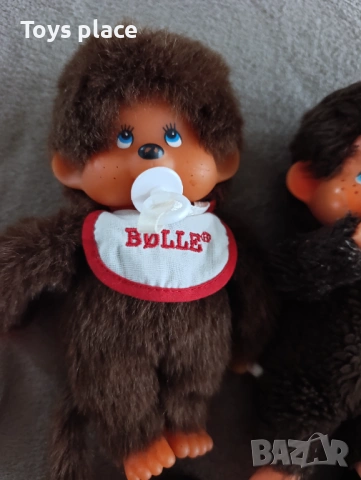 Лот стари Мончичи винтидж Monchhichi, снимка 3 - Колекции - 53465775