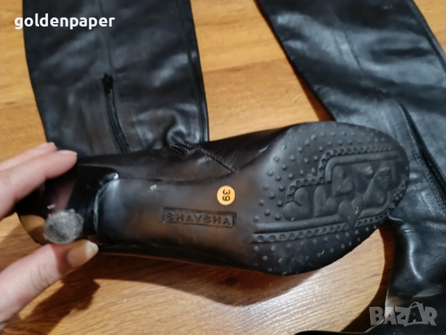 Дамски ботуши 39 естествена кожа, снимка 3 - Дамски ботуши - 53395439