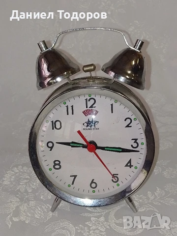 Стар Китайски Механичен Будилник с Камбани- Работи и Звъни, снимка 2 - Колекции - 51386414