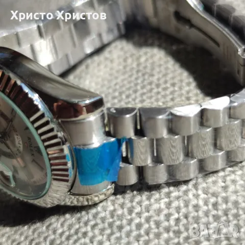 Мъжки луксозен часовник Rolex Sky-Diveller Oyster Perpetual , снимка 4 - Мъжки - 47008109