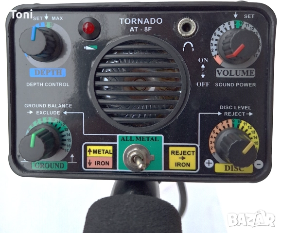 металдетектор  металотърсач TORNADO, снимка 3 - Друга електроника - 51390757
