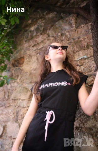 Рокля Marions в черно, снимка 5 - Детски рокли и поли - 50453063