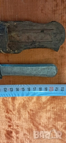 Стар нож с кания, снимка 17 - Колекции - 51851056