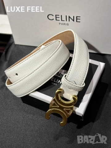 Дамски  Колани - Естествена Кожа ⚜️ CELINE , снимка 9 - Колани - 53014035