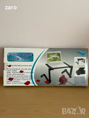 Нова масичка за лаптоп с поставка и охладител, снимка 3 - Лаптоп аксесоари - 53273250