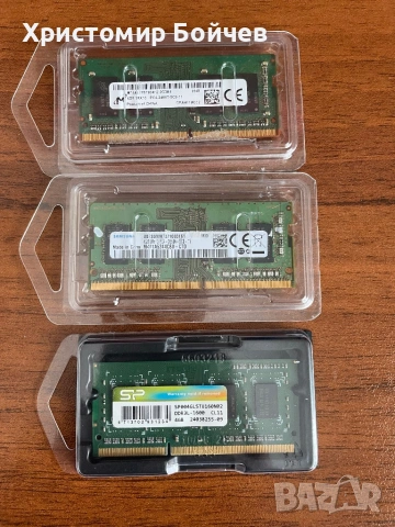 RAM памет 1 DD3 и 2 DDR4, снимка 3 - Части за лаптопи - 53737988