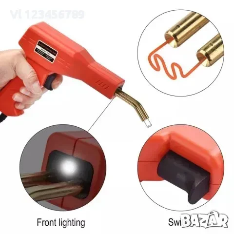 Индукционен поялник за лепене на пластмаса със скоби 50W, снимка 3 - Поялници и запояване - 50742974