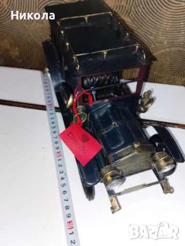 Метална ретро кола-30см, снимка 4 - Колекции - 51349274