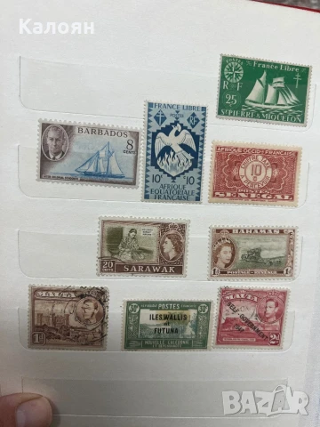 Класьор с 105 марки , снимка 3 - Филателия - 51170270