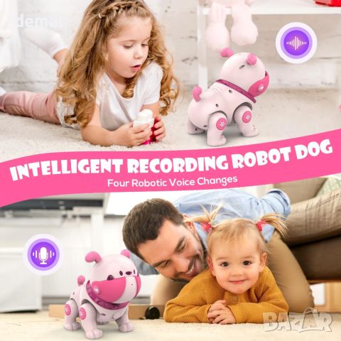 Интерактивно куче робот, танцува, ходи, говори, записва, дистанционно, играчка за малки деца, снимка 7 - Образователни игри - 45717638