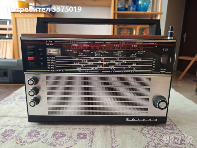 Радио Селена Б211, снимка 3 - Радиокасетофони, транзистори - 46407430