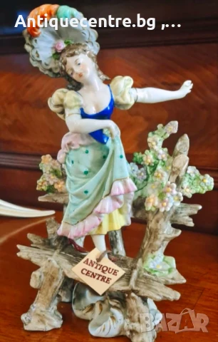 Колекционерска,Порцеланова статутка- Scheibe Alsbach, Германия.   , снимка 2 - Статуетки - 51288428