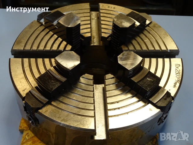 Планшайба за струг Ф315 4-челюсти USSR Independent 4-Jaw Facep late chuck, снимка 6 - Резервни части за машини - 51238422