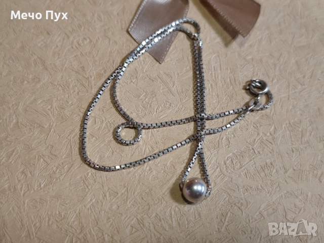 Сребърен синджир (380), снимка 4 - Колиета, медальони, синджири - 52539972