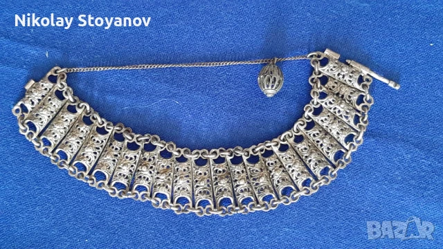 Стара сребърна гривна - 30,3 гр.