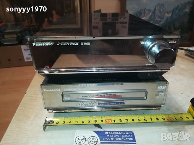 PANASONIC RECEIVER+DVD MADE IN JAPAN 2404241108, снимка 1 - Ресийвъри, усилватели, смесителни пултове - 45429440